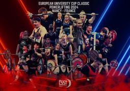 Evropský pohár univerzit v klasickém silovém trojboji 2024 - pozvánka