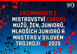 Mistrovství Evropy mužů, žen, juniorů, mladších juniorů a masters v silovém trojboji EQ 2025 - zajímavosti