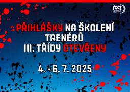 Pozvánka na školení trenérů III. třídy 2025