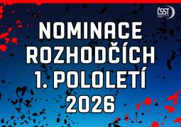 Nominace rozhodčích 1. pololetí 2026 + pozvánka na školení