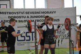 Mistrovství severní Moravy juniorů a mladších juniorů v klasickém silovém trojboji 2023 - fotogalerie