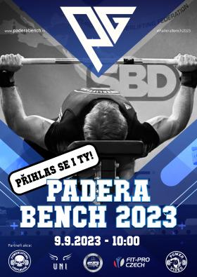 Padera bench 2023 - pozvánka