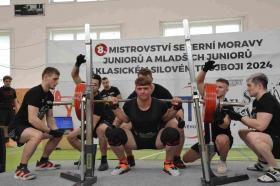 Mistrovství severní Moravy juniorů a mladších juniorů v klasickém silovém trojboji 2024 - fotogalerie