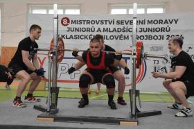 Mistrovství severní Moravy juniorů a mladších juniorů v klasickém silovém trojboji 2024 - fotogalerie