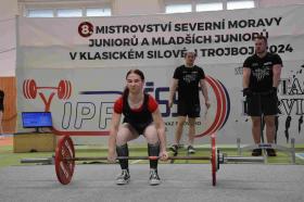Mistrovství severní Moravy juniorů a mladších juniorů v klasickém silovém trojboji 2024 - fotogalerie