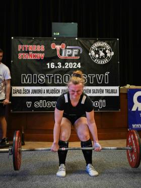 Mistrovství západních Čech juniorů a mladších juniorů v klasickém silovém trojboji 2024 - fotogalerie