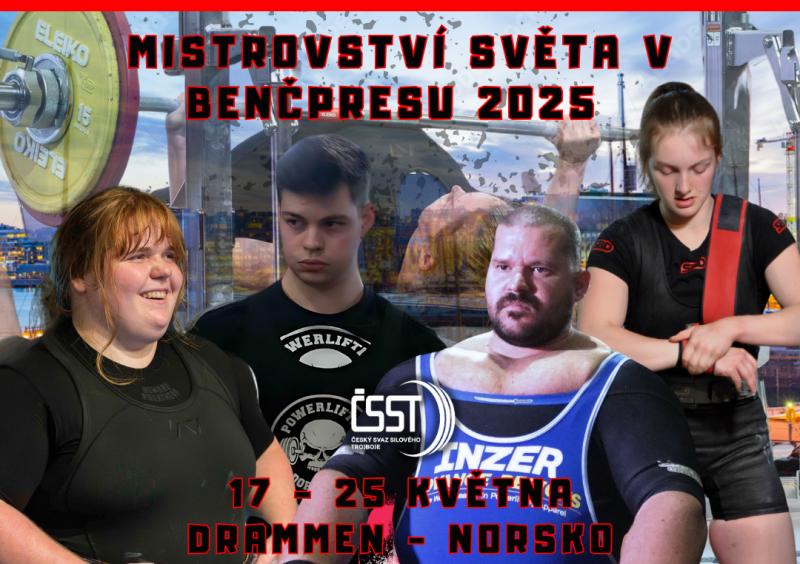 Mistrovství světa v benčpresu a klasickém benčpresu 2025 - pozvánka