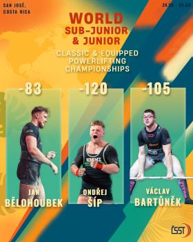 Mistrovství světa juniorů a mladších juniorů  v silovém trojboji a klasickém silovém trojboji 2025 - pozvánka