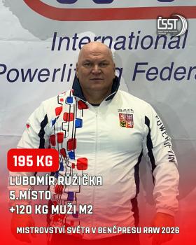 Mistrovství světa v benčpresu a klasickém benčpresu 2026 - výsledky, fotogalerie