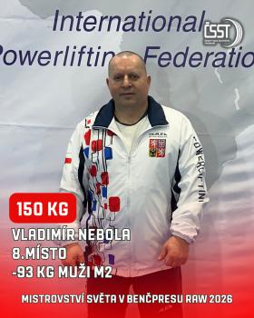 Mistrovství světa v benčpresu a klasickém benčpresu 2026 - výsledky, fotogalerie