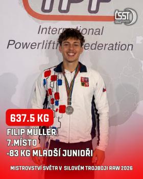 Mistrovství světa juniorů a mladších juniorů v silovém trojboji 2026 - výsledky