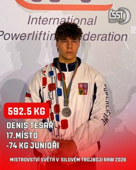 Mistrovství světa juniorů a mladších juniorů v silovém trojboji 2026 - výsledky