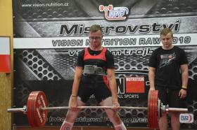 Pohár Vision Nutrition dorostenců a juniorů v klasickém silovém trojboji 2019 - fotogalerie